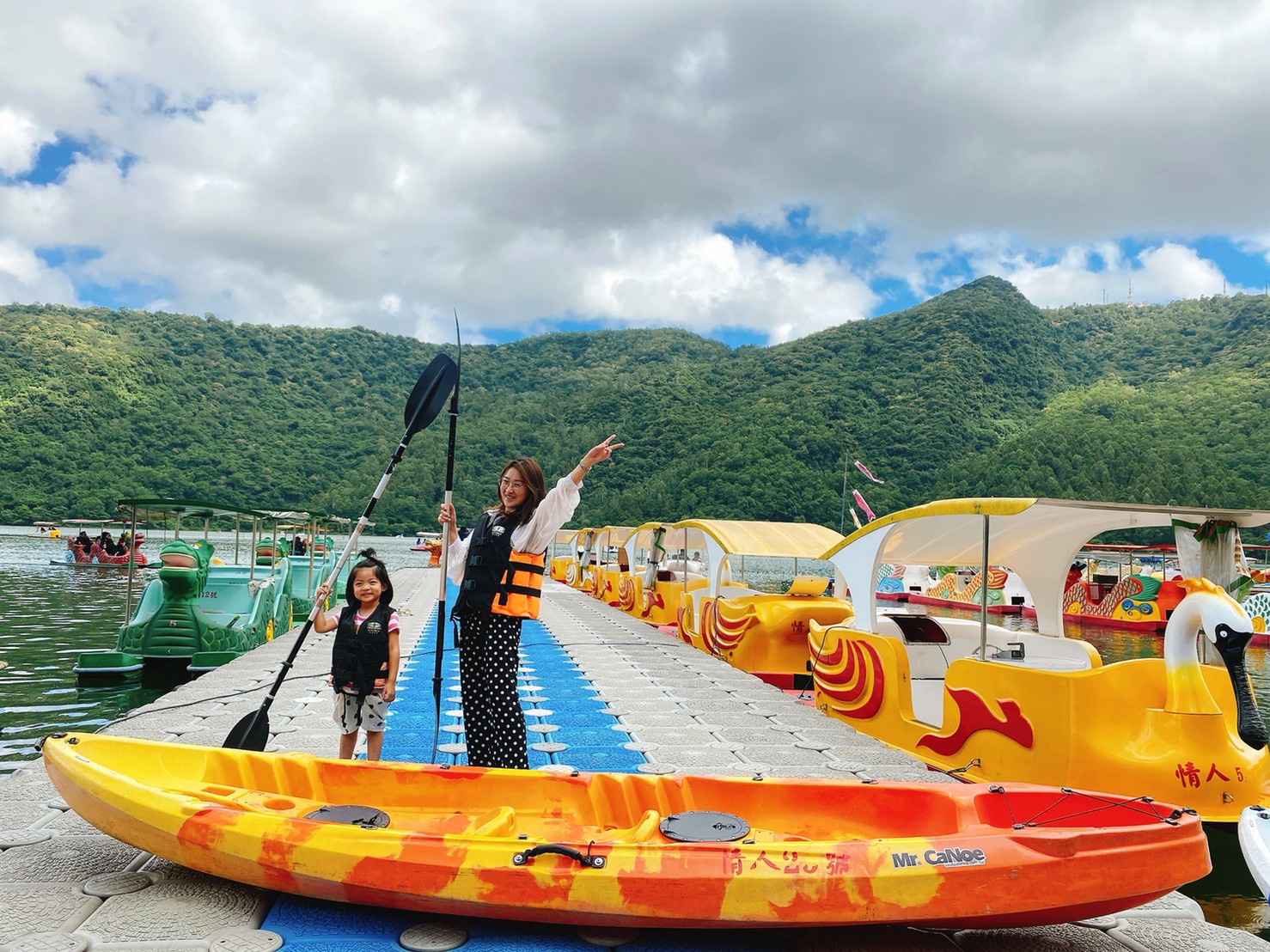 【Mini小團＊4人成行】鯉魚潭獨木舟+海崖谷看海療癒之旅(含午餐)